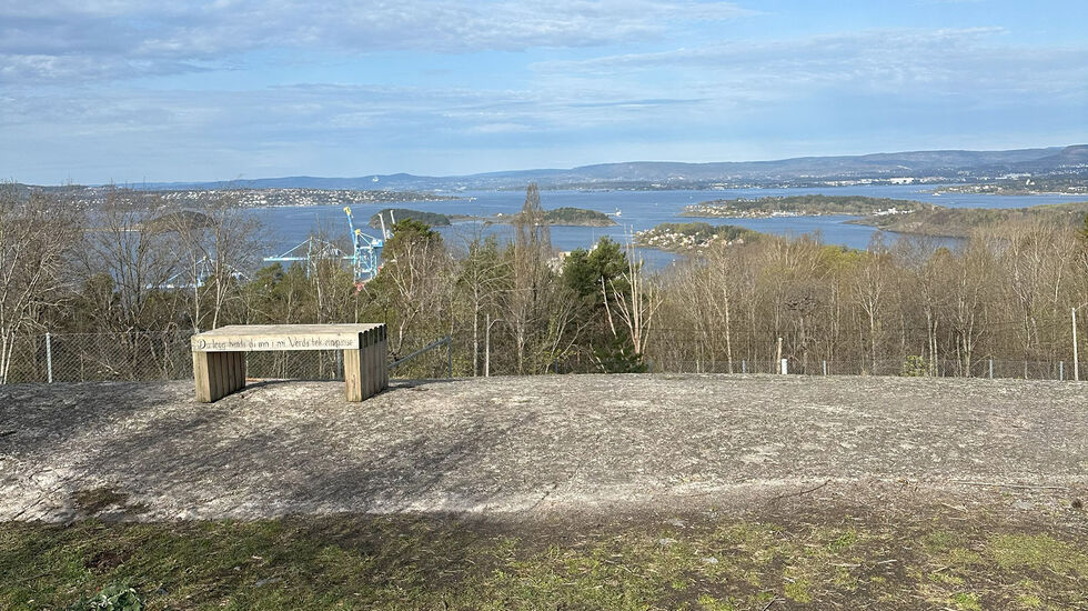 Utsikt: Selv når man jakter tider, lønner det seg å ta en pause og nyte utsikten. (Foto: Cristina Pulido Ulvang)