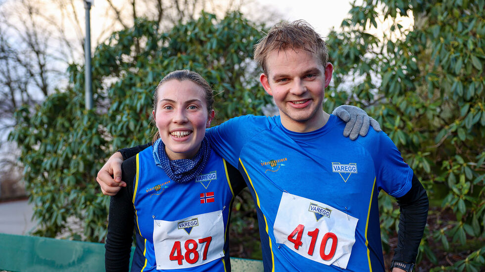 Torunn Jensen og Sebastian Høydal var de raskeste gjennom løypen i Fjellveien. (Alle foto: Arne Dag Myking)