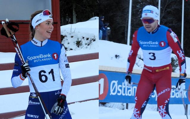 Vinnerne Mari Landro Svingheim og Håvard Solås Taugbøl.