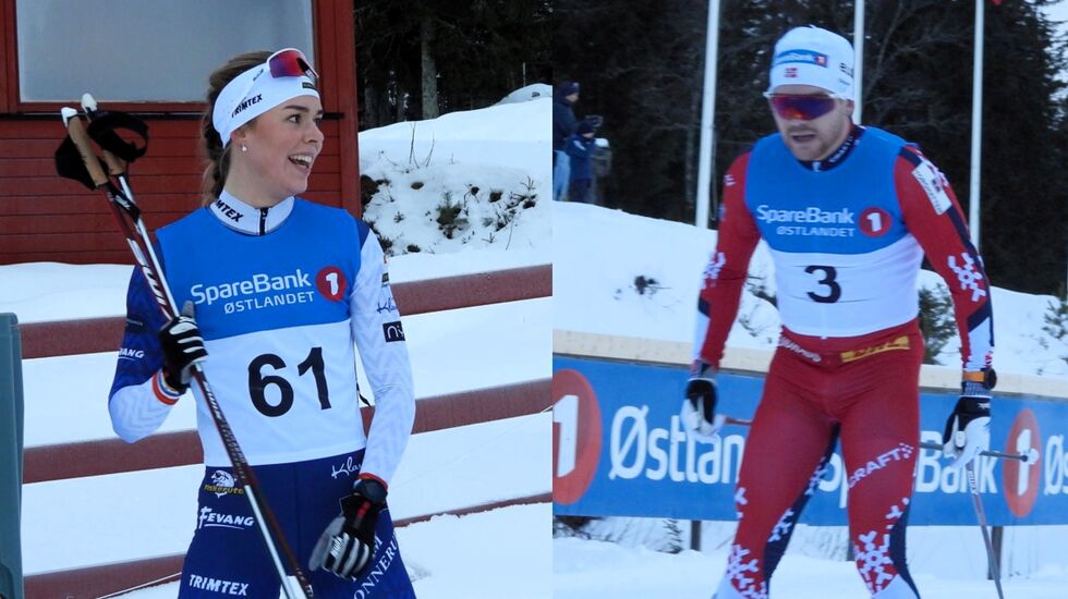 Vinnerne Mari Landro Svingheim og Håvard Solås Taugbøl.