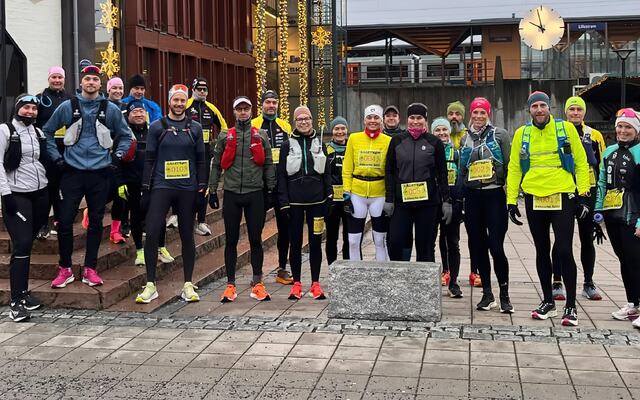 Meget spreke deltakere på plass under Lillestrøm Ribbeultra. (Foto: Ida Slorafoss)