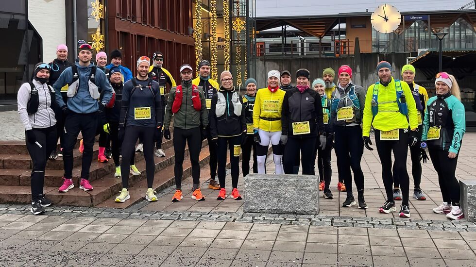 Meget spreke deltakere på plass under Lillestrøm Ribbeultra. (Foto: Ida Slorafoss)