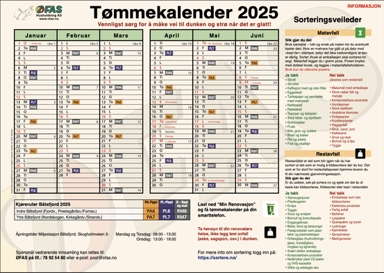 På bilde: Tømmekalender