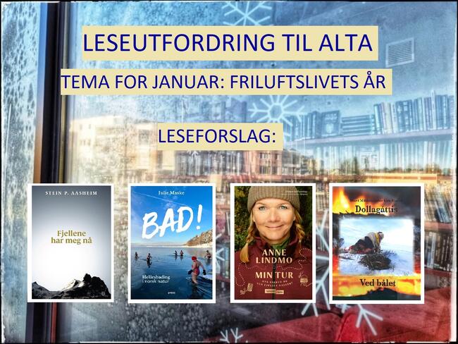 poster med bilde av bøker