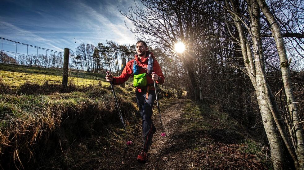 The Spine Race utfordrer deltakerne med vanskelige forhold. Men akkurat her var det idyllisk for britiske Dave Brown (Foto: The Spine Race)