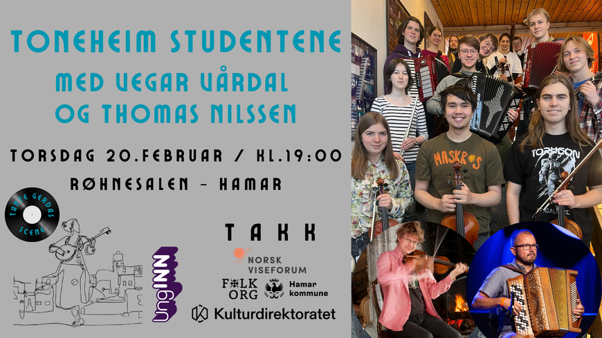 Toneheim studentene med Vegar vårdal og Thomas Nilssen