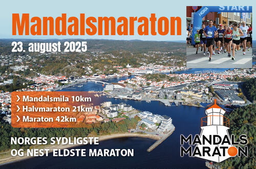 Mandalsmaraton, 23. august