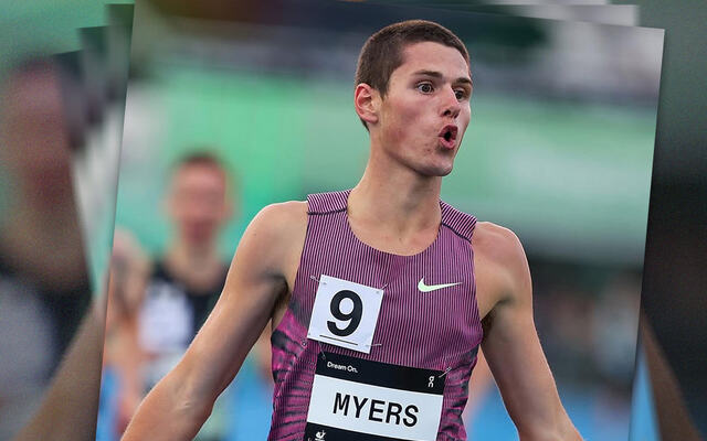 18 år gamle Cameron Myers satte U20-verdensrekord på 1 mile innendørs under et stevne i New York 25. januar. (Foto: Athletics Australia)