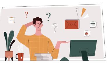 I en arbeidsrelatert sammenheng oppstår digitalt stress spesielt fordi både medarbeidere og ledere negativt blir påvirket av forpliktelser og uklare ansvarsområder i forbindelse med moderne teknologi. For eksempel kan innføringen av et nytt IT-system uten tilstrekkelig opplæring føre til frustrasjon og usikkerhet, fordi medarbeiderne både skal lære det nye systemet og opprettholde de daglige oppgavene. (Illustrasjon: Istock.com)