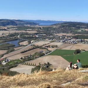 Utsikt Melhus sentrum