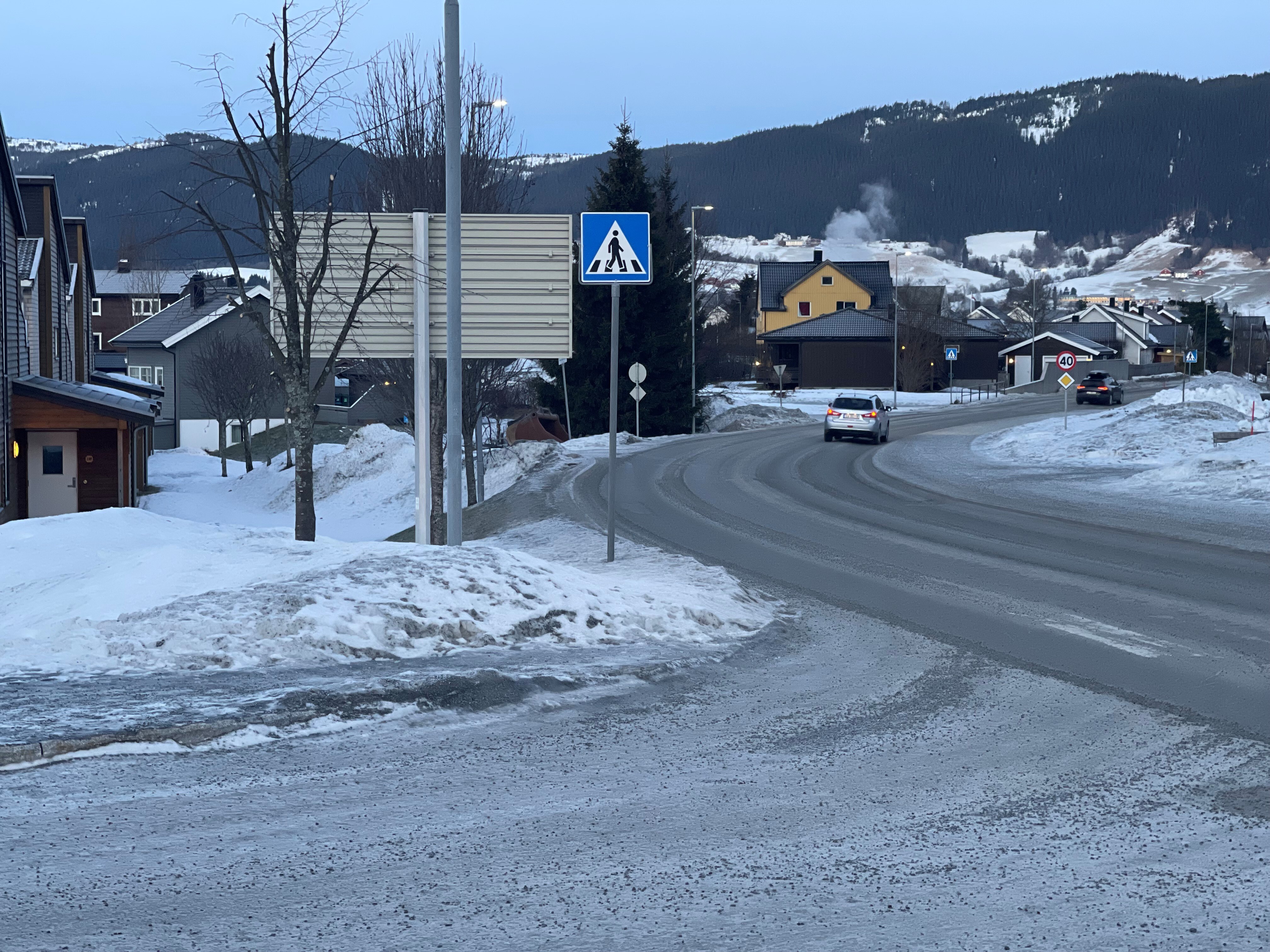 Krysset Mostargata - Tverradkomsten på Orkanger