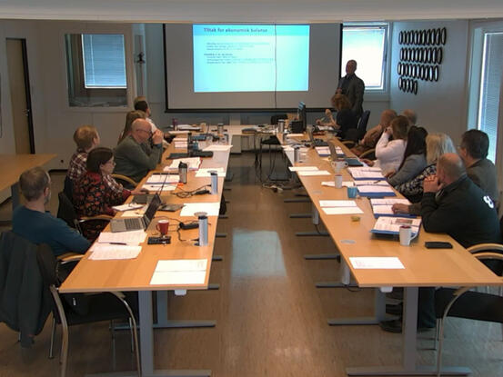 Foto av Nesseby kommunes kommunestyre