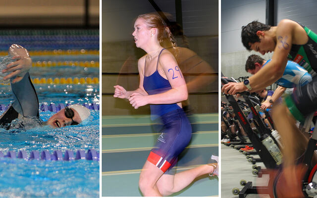 Triatlon kan også være en innendørsidrett, dette ble i hvert fall bevist i Arena Games i Bærum. (Alle foto: Erik Marki Bjorli)