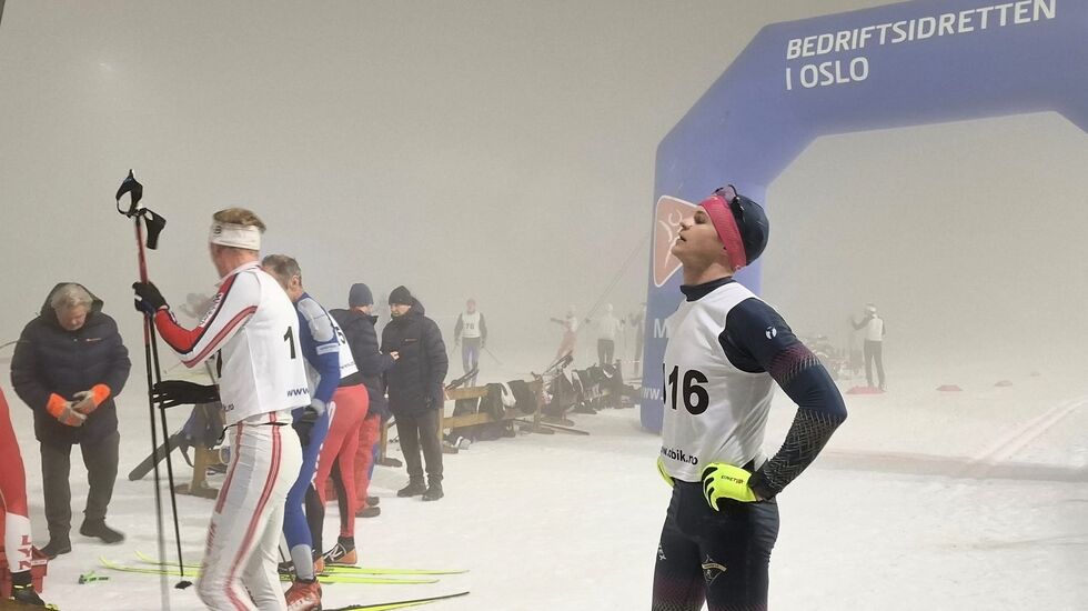 De to beste rett etter målgang, Halvor Kleivi (til v.) og Torjus Trømborg. (Foto: Arrangøren)