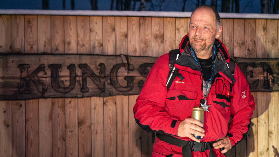 Leif Abrahamsen i mål etter en strålende prestasjon. (Foto: Will Roberts)