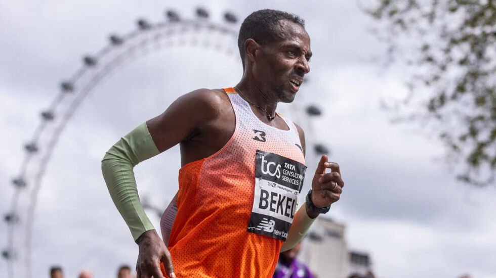 Kenenisa Bekele er den siste av de store stjernene som er lagt til det uhyre sterke London-feltet. (Foto: London Marathon) 