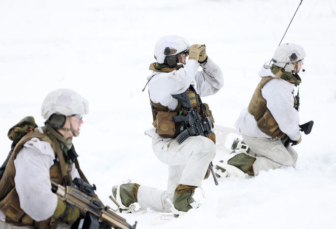 Øvelse joint vinter @Forsvaret