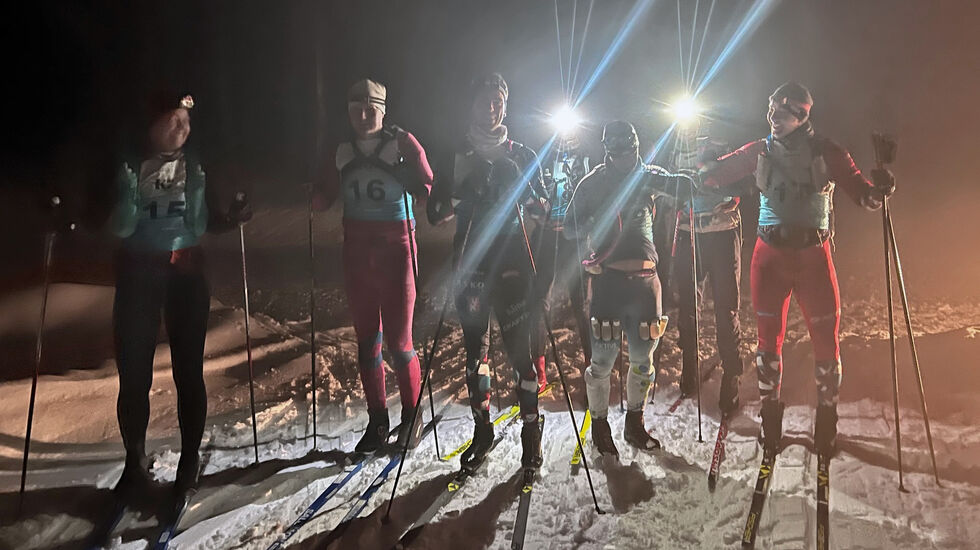 7 deltakere stilte til start i 180 km-klassen (Foto: Gro Siljan Hjukse / Privat)