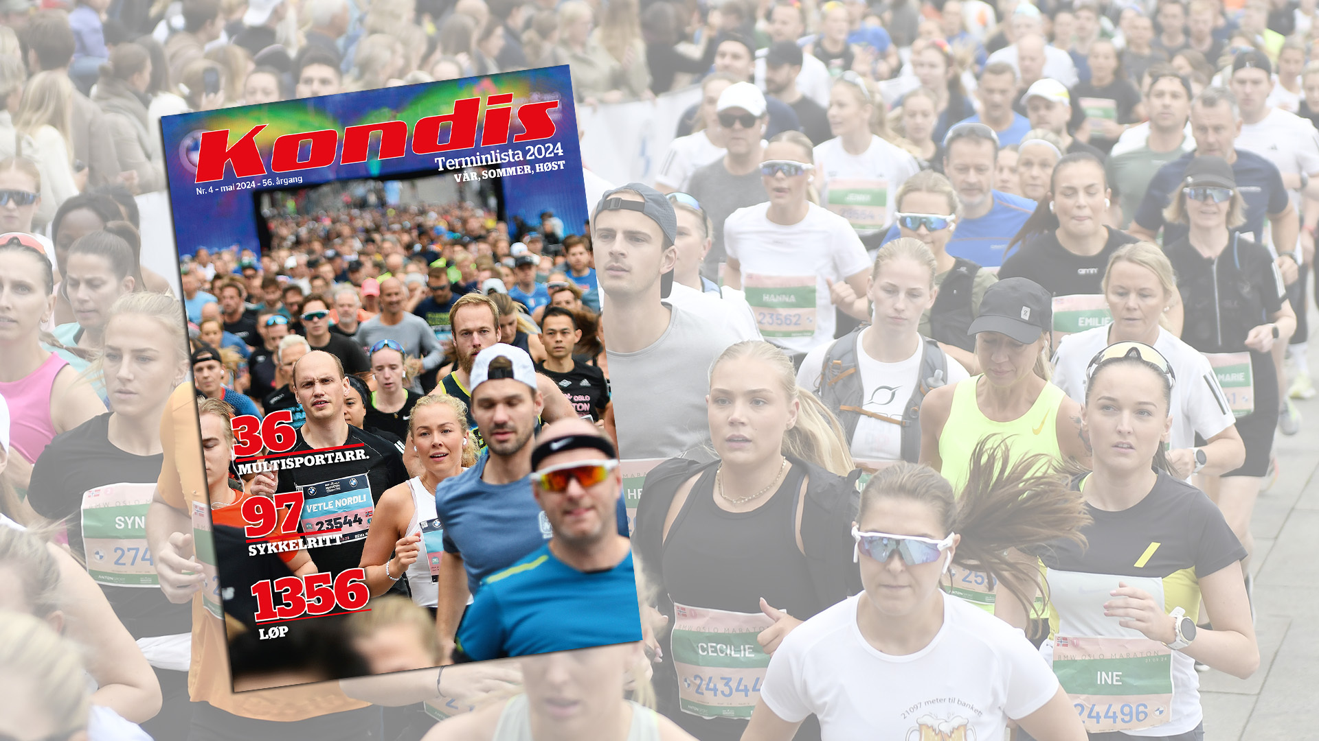 Kondis har i en årrekke laget terminlister for kondisjonsarrangement. Det startet med terminlister for løp, men omfatter også terminlister for blant annet sykkel, langrenn og multisport. (Foto: Bjørn Johannessen)