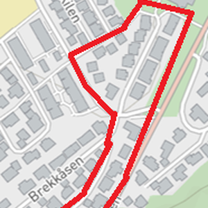 bilde over område Gimse, styrkårs veg