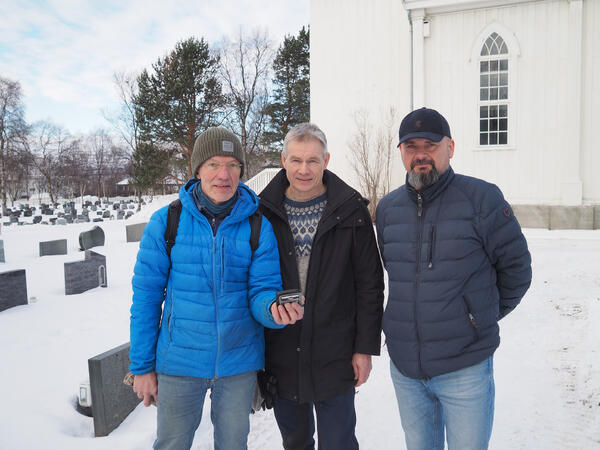 Fra venstre: Jon Håvar Haukland, Gunnar Tangvik og Roy Knutsen