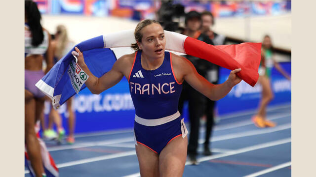 Agathe Guillemot fra Frankrike tok EM-gullet på 1500 meter etter en fantastisk spurt. (Foto: Maja Hitij/Getty)