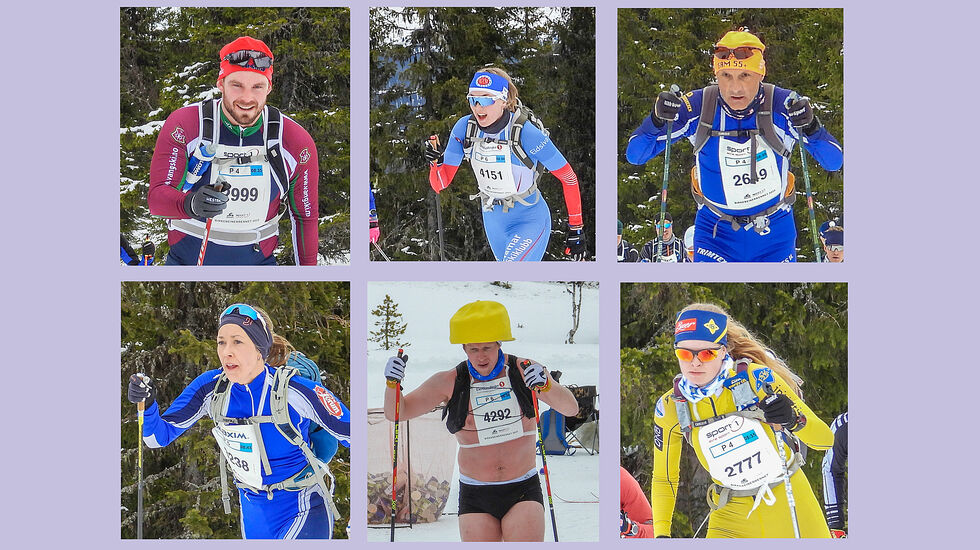 Dette er noen som gikk i årets Birkebeinerrenn. (Alle foto: Stein Arne Negård)