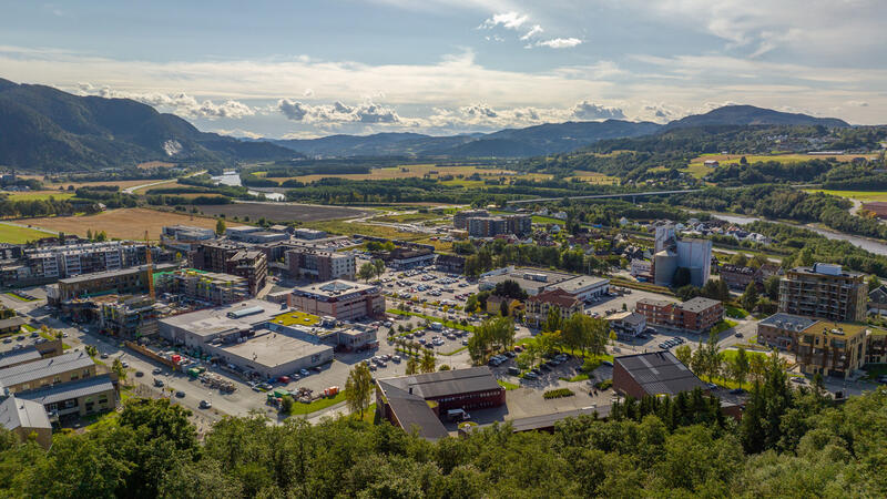 Foto: Melhus kommune/Mariken Lie. Melhus sentrum