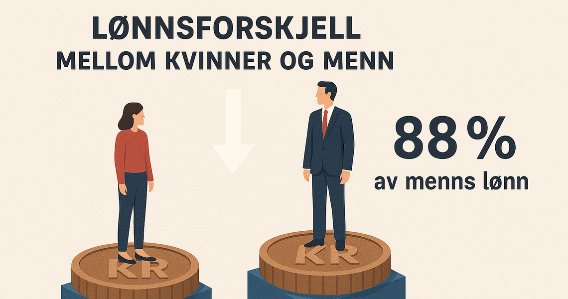 Kvinner er klar over at de generelt tjener mindre, samtidig som det er lite fremme i samfunnsdebatten Kvinner er klar over at de generelt tjener mindre, samtidig som det er lite fremme i samfunnsdebatten