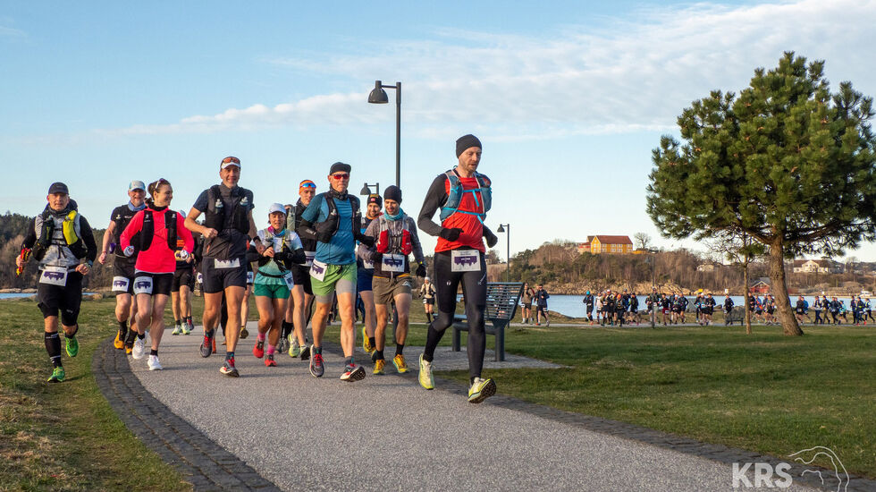 60 km-feltet la av gårde på en kjølig og klar lørdagsmorgen. (Foto: Svein Erik Bjorvand / KRSUltra)