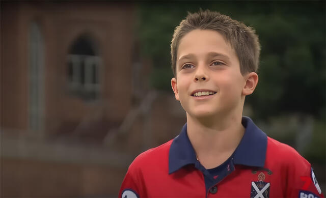 James Hall er en rekordmaskin i en alder av 11 år. Nå drømmer han om OL i 2032. (Foto: 7news Australia)