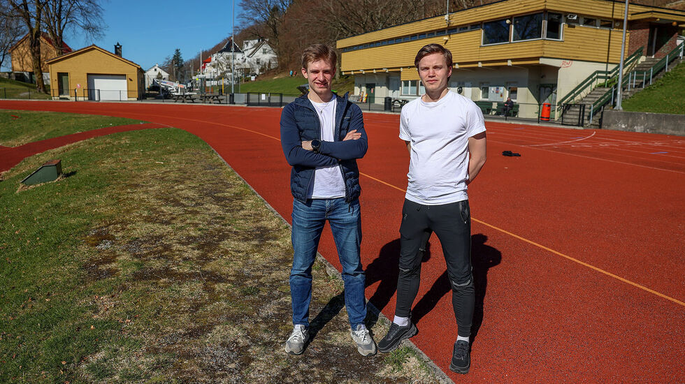 John Petter Stevik og Matias Førde mener at løpecoach Per Gunnar Alfheim bommer i sin kritikk av deres treningsveiledning, som er basert på kunnskap om biomekanikk. (Foto: Arne Dag Myking)