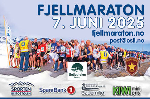 Fjellmaraton, Beitostølen 7. juni