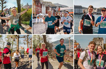 Solskinn og løpsglede preget gatene i Bergen denne dagen, under Bergen City Marathon. (Alle foto: Veronika Ask Stuksrud)