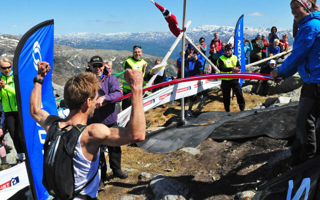 Hovlandsnuten, her fra 2024, er at av de tre løpene som inngår i Saudatrippelen. (Foto: arrangør/Hovlandsnuten)
