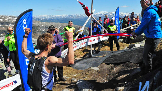 Hovlandsnuten, her fra 2024, er at av de tre løpene som inngår i Saudatrippelen. (Foto: arrangør/Hovlandsnuten)