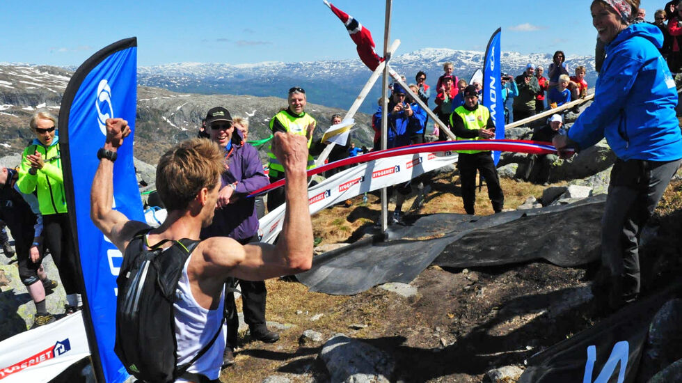 Hovlandsnuten, her fra 2024, er at av de tre løpene som inngår i Saudatrippelen. (Foto: arrangør/Hovlandsnuten)