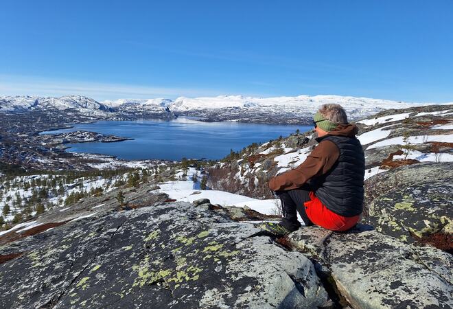 Utsikt fra Komsatoppen