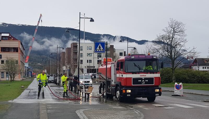 Spyling av Miljøgata