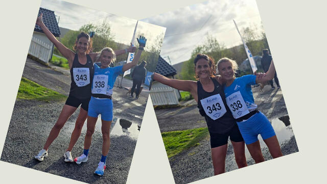 Ann-Helen Dalen og Leni Økland-Lihaug vet å glede seg over egne og hverandres prestasjoner. (Foto: Ann-Helens instagramkonto)