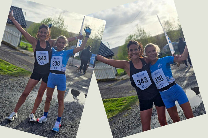 Ann-Helen Dalen og Leni Økland-Lihaug vet å glede seg over egne og hverandres prestasjoner. (Foto: Ann-Helens instagramkonto)