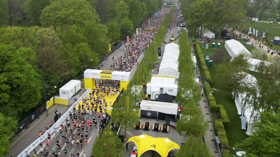 Et rekordstort felt av maratonløpere vil bevege seg gjennom Københavns gater på søndag. (Foto: arrangøren)