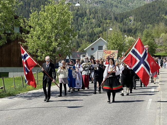 17. mai tog i Åseral