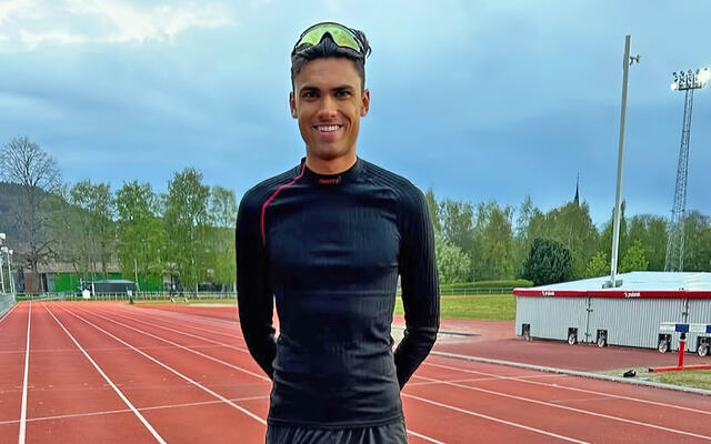 Kristoffer Sagli sesongåpnet utendørs med en sterk 1500 meter. (Foto: privat)