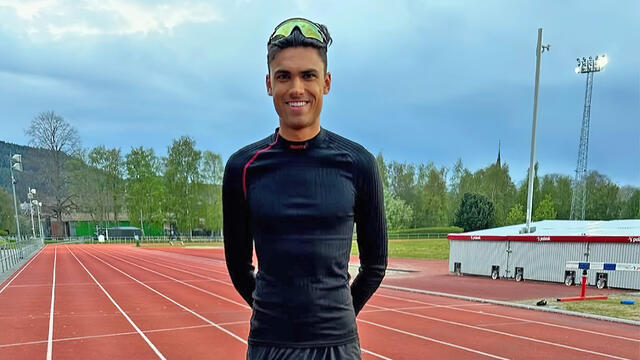 Kristoffer Sagli sesongåpnet utendørs med en sterk 1500 meter. (Foto: privat)