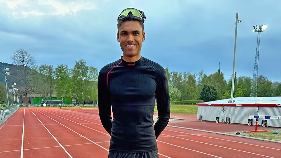 Kristoffer Sagli sesongåpnet utendørs med en sterk 1500 meter. (Foto: privat)