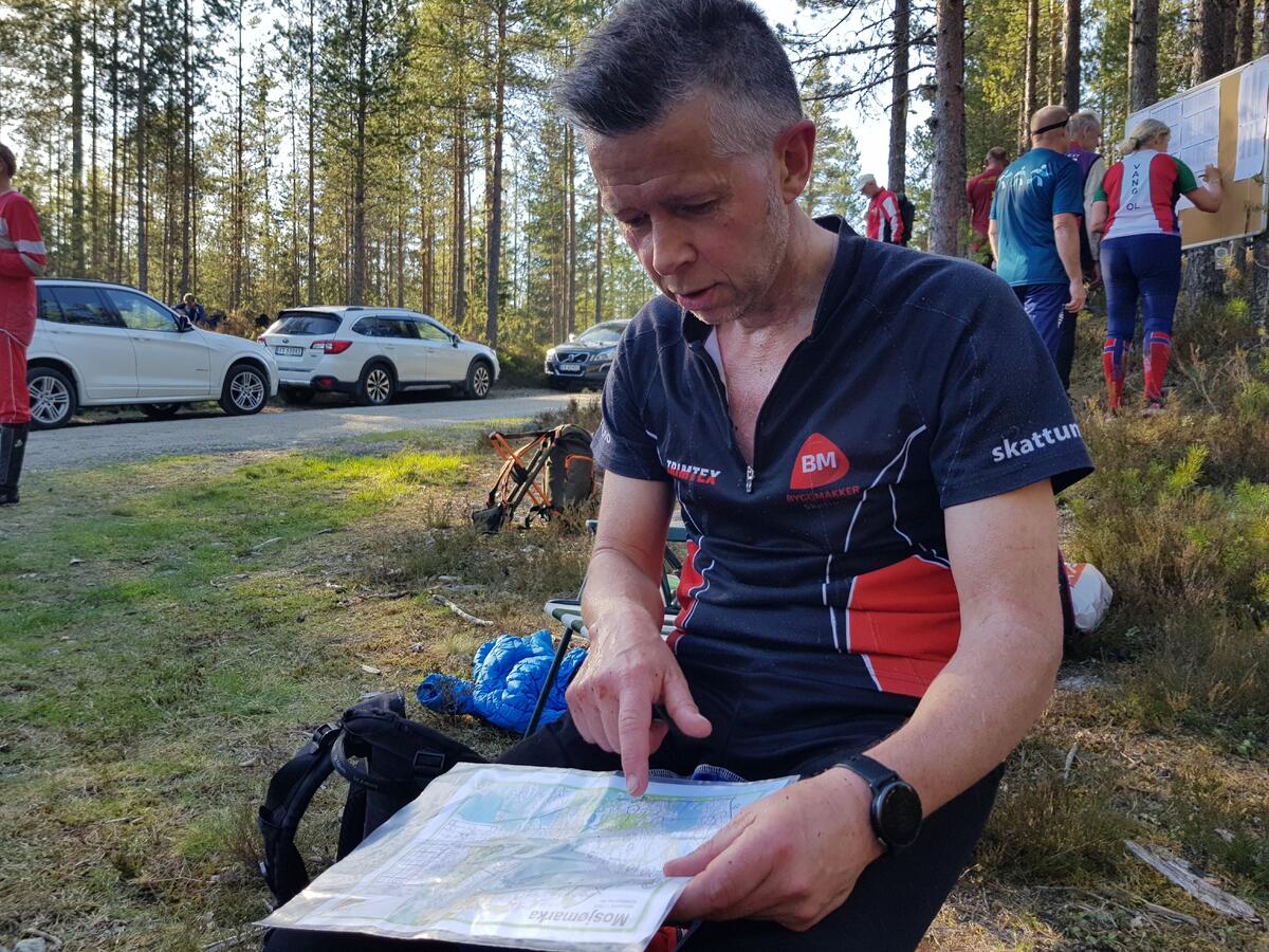 Kenneth Bilstad var raskest på langløypa men det var ikke et bomfritt løp