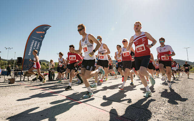 Start 5 km. (Alle foto: Bjørn Christiansen)