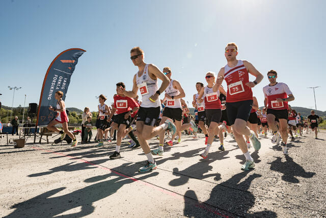 Start 5 km. (Alle foto: Bjørn Christiansen)