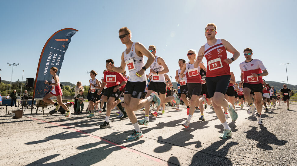 Start 5 km. (Alle foto: Bjørn Christiansen)